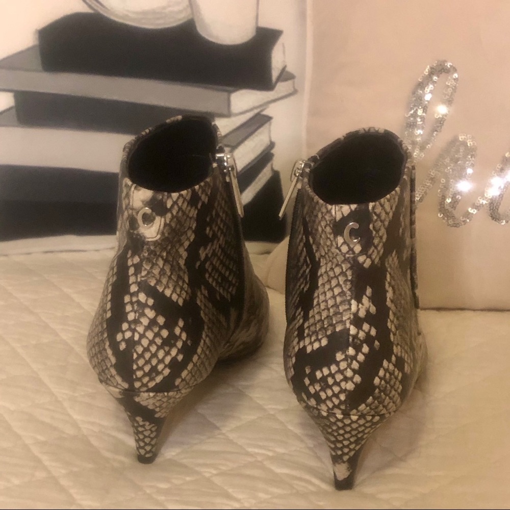 Sam Edelman Circus Snakeskin Kitten Heel Booties - Picture 3 of 5